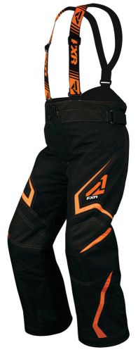 Fxr helix child snowmobile pants black/orange