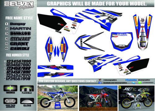 Yamaha 2002-2016 yzf250 yzf450 yz125 20016 2015 2014 2013 2012 graphics kit webb