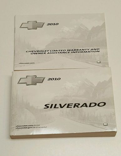 2010 chevrolet silverado owners manual ltz lt ls wt z-71 4×4 2wd 4.8l 5.3l 4.3l