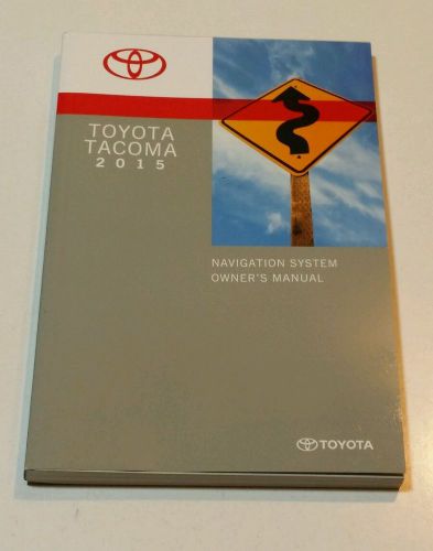 2015 toyota tacoma navigation/ multimedia system owners manual trd pro prerunner