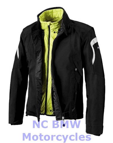 Bmw genuine motorrad motorcycle men tourshell riding jacket black size 56