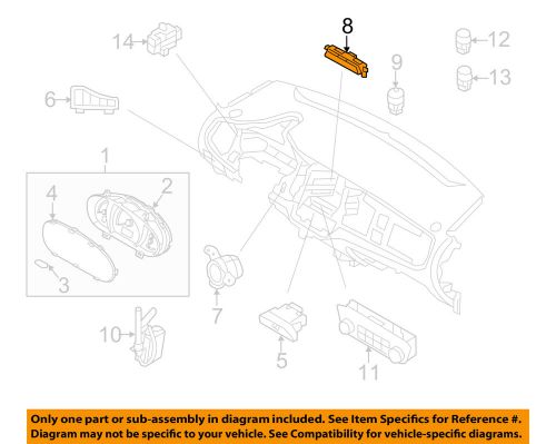 Kia oem 11-16 sportage cluster switches-warning lamp 959503w000