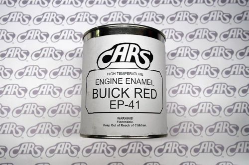1941 buick red engine paint quart can. ep41