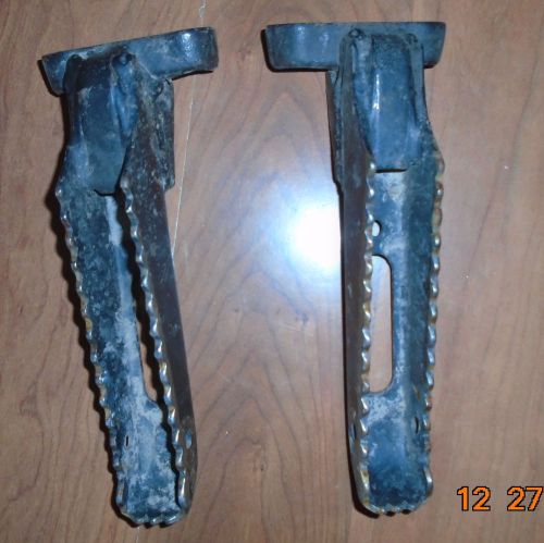 Oem 2002 honda 400 ex foot peg set footpegs stands left &amp; right pair