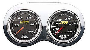 Jegs performance products 41081k polished gauge and panel kit; includes panel