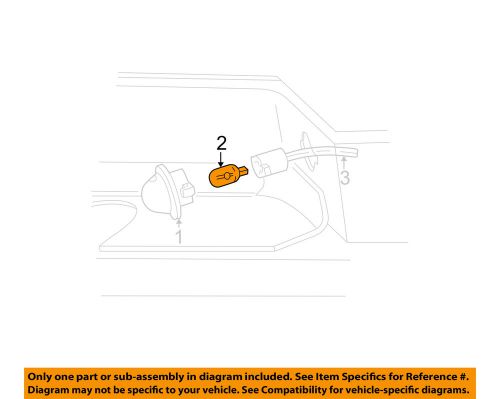 Ford oem-side marker light bulb c2az13466c