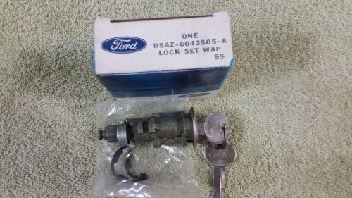 Nos ford d5az-6043505-a luggage compartment lock assy 75-78 country squire wagon