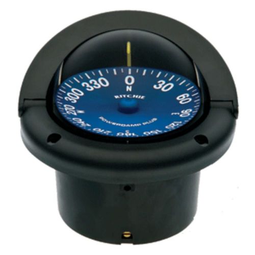 Ritchie ss-1002 supersport compass - flush mount - black