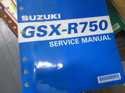 Suzuki gsxr750 gsxr 750  oem service repair manual   multi year