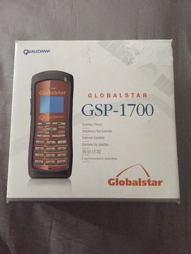 Qualcomm globalstar gsp-1700 satellite phone red new