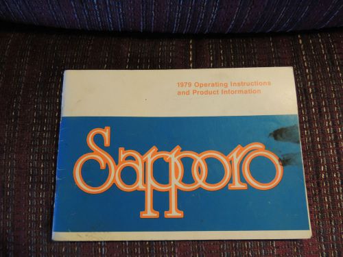 1979 plymouth sapparo owner&#039;s manual