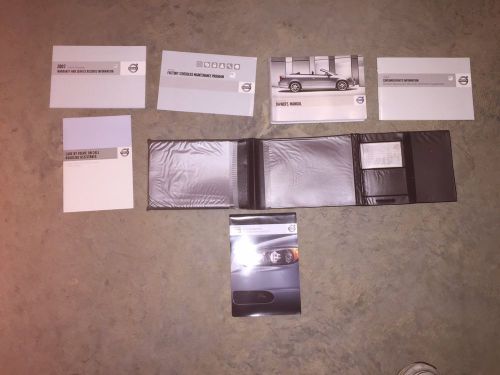 2007 volvo c70 owners manual booklet kit