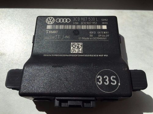 Vw passat b6 2005 auto cruise control gateway module 3c0907530l 3c0 907 530 l