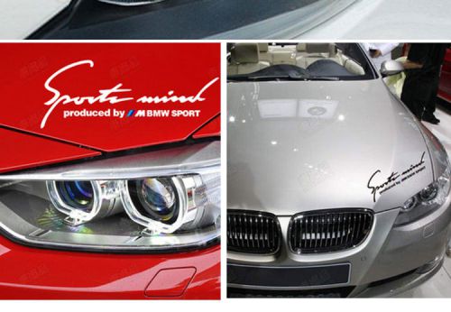 Sports mind produced by ///m bmw sport car vinyl decal sticker headlight m3 m5