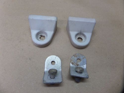 Cessna 152 homebuilt experimental aircraft seat belt harness mount brackets pair