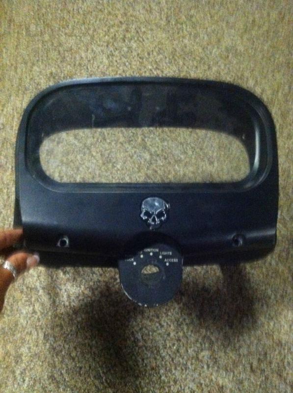 Harley davidson dashboard cover for 1992 electra glide sport flhs-black