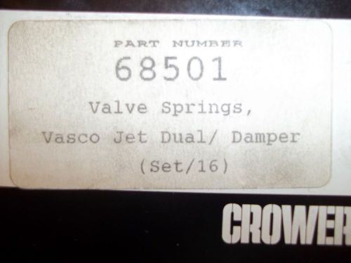 Crower 68501 vasco jet dual with damper valve springs set 16