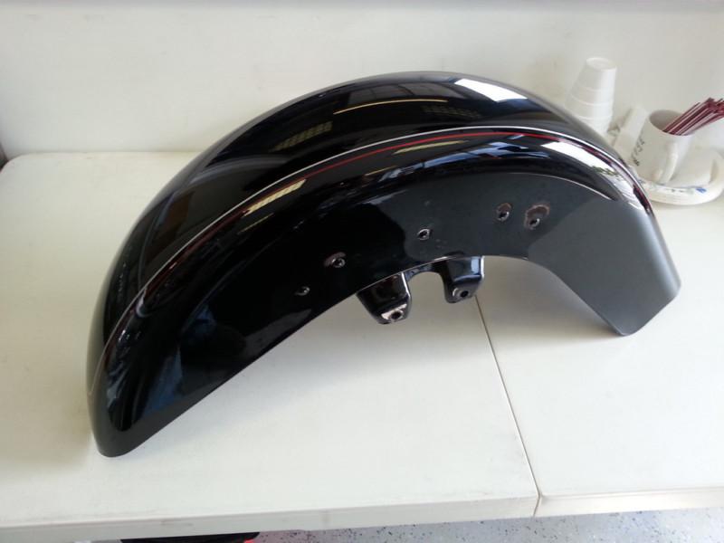 Nice oem streetglide front fender fits 97-2013 touring vivid black