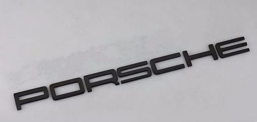 New oem for porsche cayenne macan in black script logo rear 3d badge emblem