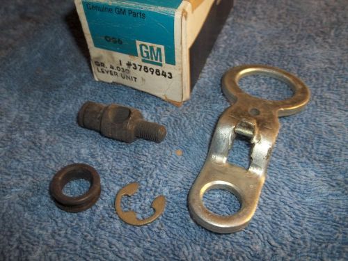 Nos 1959 60 61 chevrolet transmission shifter tube lower lever w/correct plating