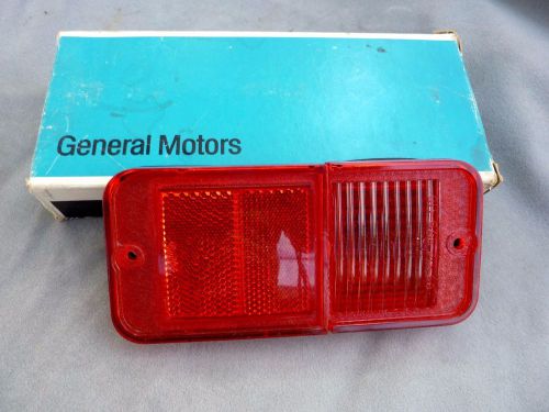 1968 1972 chevrolet c-10 20 gmc nos factory original red rear side marker light