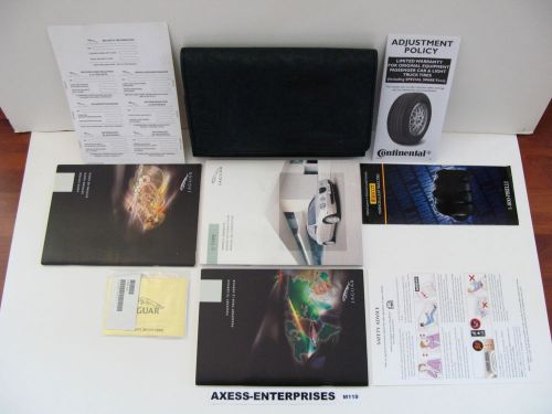 06 - 2006 jaguar s type v6 v8 vdp s-type r owners manuals books set + case m119