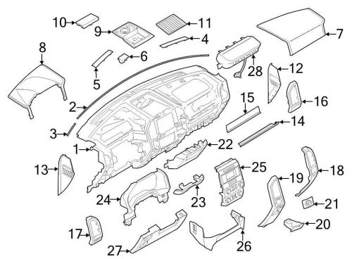 Ford oem speaker cover fl3z18978aa image 10