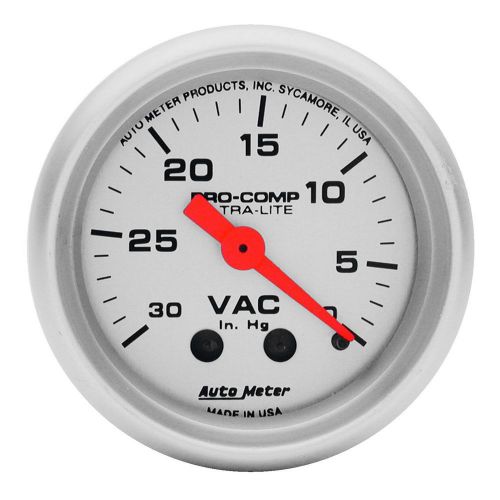 Autometer 4384 ultra-lite mechanical vacuum gauge
