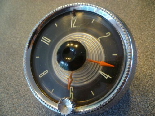 Working 1955 ford clock - stem wind up windup