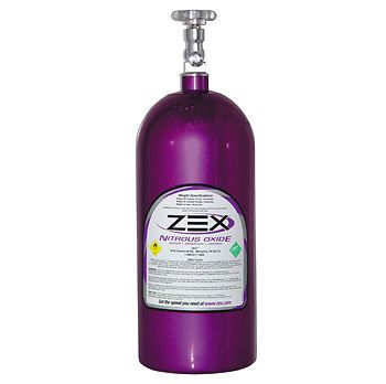 Zex 82000 purple nitrous bottle 10 lbs (w/ valve)