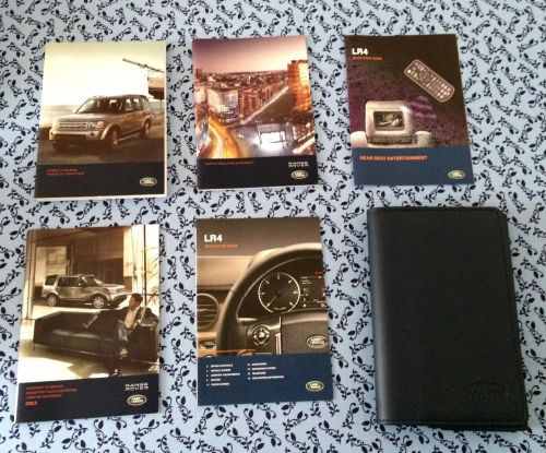 2013 land rover lr4 owners manual guide w/ nav book oem set 5.0l v8 4wd hse