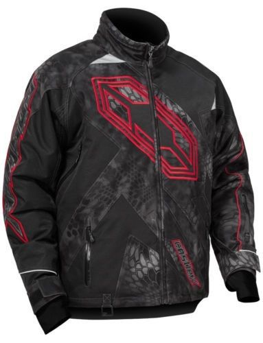 Castle mens launch kryptek typhon warm winter snowmobile jacket coat- l -xl -2xl