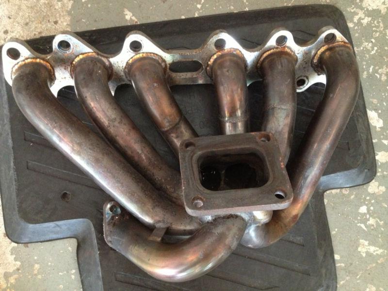 Toyota supra 93-98 2jz-gte stainless t4 turbo manifold header w/ 38mm wastegate