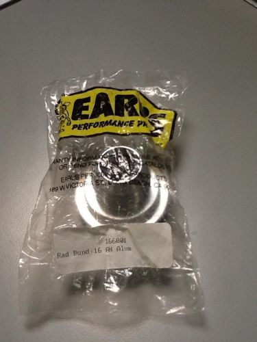 Earls 166001 16an male aluminum weld bung radius fitting