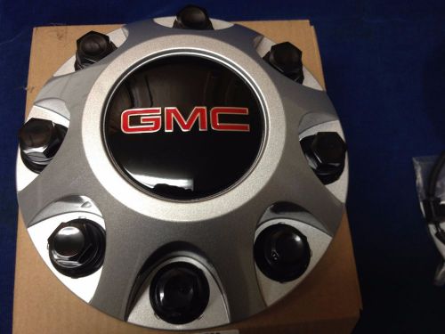 2011-2017 gmc sierra hd oem 8 lug aluminum wheel center hub cap gm # 22781440