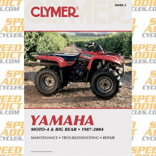 Clymer m490-3 service shop repair manual yamaha moto-4 / big bear 1987-2004