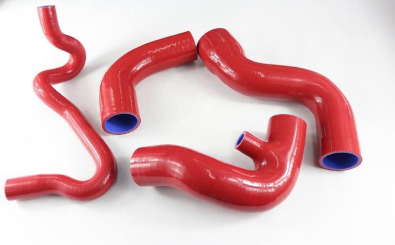 4pcs red silicone hose kit for vw volkswagen passat b5 audi a4 1.8t aeb/avj