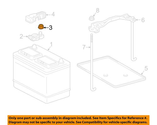 Toyota oem battery-positive term nut 9415180801