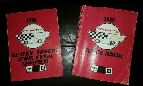 1988 chevrolet corvette electrical diagnosis service manual supplement