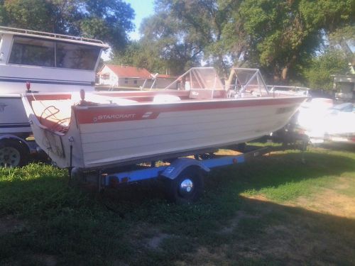 16ft atar craft aluminum open bow fish and ski boat and trailer project