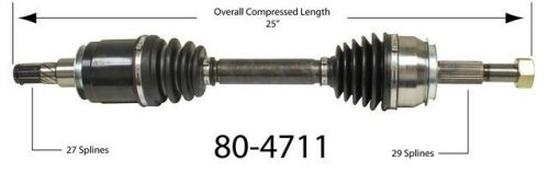 Cv joint half shaft fits 2009-2012 suzuki equator  empi inc.