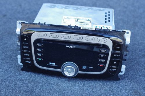 Ford cd mp3 player, dab, sony cd345 car stereo head unit with radio code