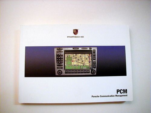 Porsche navigation manual &amp; quick refernce guide 2006