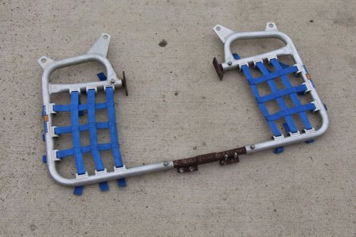 1987-2006 yamaha banshee dg ac graydon aluminum nerf bars nerfs blue  j-79