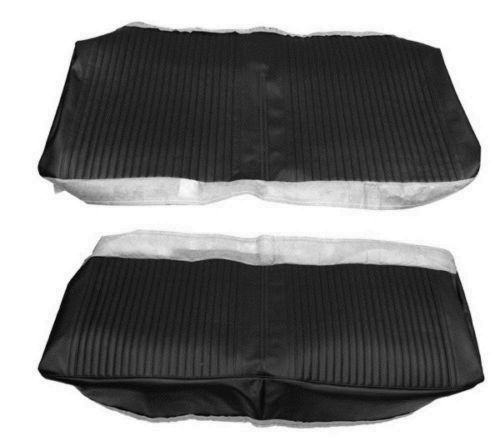 1964 chevrolet chevelle coupe rear bench seat cover - black