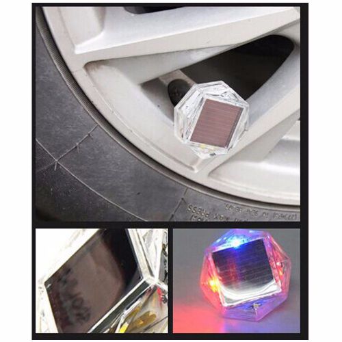 Car wheel tire valve carp led flash light warning lamp colorful light