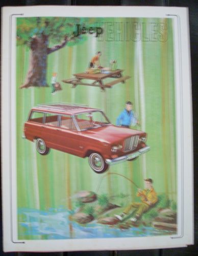 Nos 1964 ? jeep wagoneer panel delivery gladiator tuxedo park universal brochure