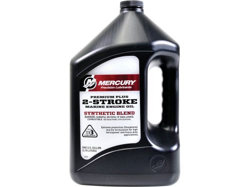 Oem mercury premium plus synthetic blend tcw-3 outboard oil 1 gallon