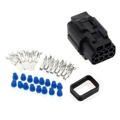 Sealed electrical 1 kits 8 pin way waterproof wire connector plug set car