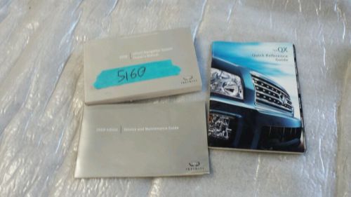 09 infiniti qx56 qx 56 navigation manual &amp; quick reference guide